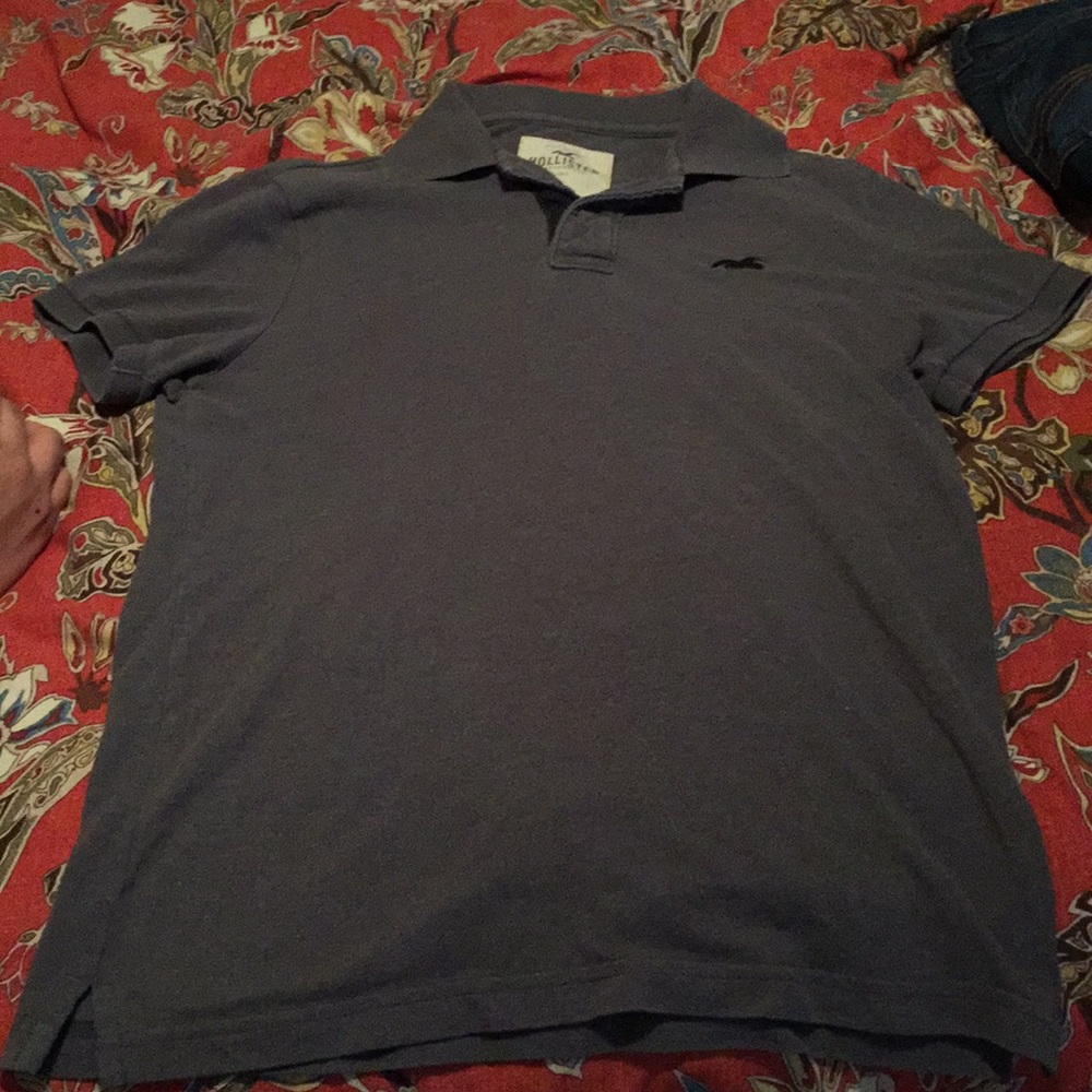 Hollister gray polo